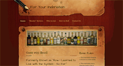 Desktop Screenshot of foryourinebriation.com
