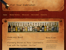 Tablet Screenshot of foryourinebriation.com